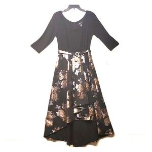 R&M Richard's Black/Gold dress